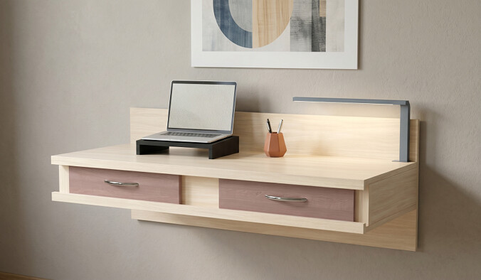 Стол письменный подвесной Клипса 1 BMS