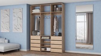 Стеллаж для одежды Мирта 95 BMS для дома