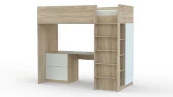 Современная Кровать-чердак Смостад Smastad 2