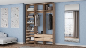 Стеллаж для одежды Мирта 98 BMS для дома