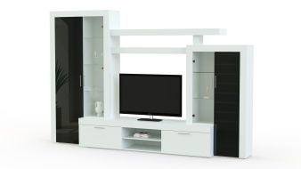 Стенка для гостиной Тоскана МДФ глянец BMS по индивидуальному размеру