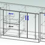 Схема сборки Тумба для ванной Долли 2 BMS