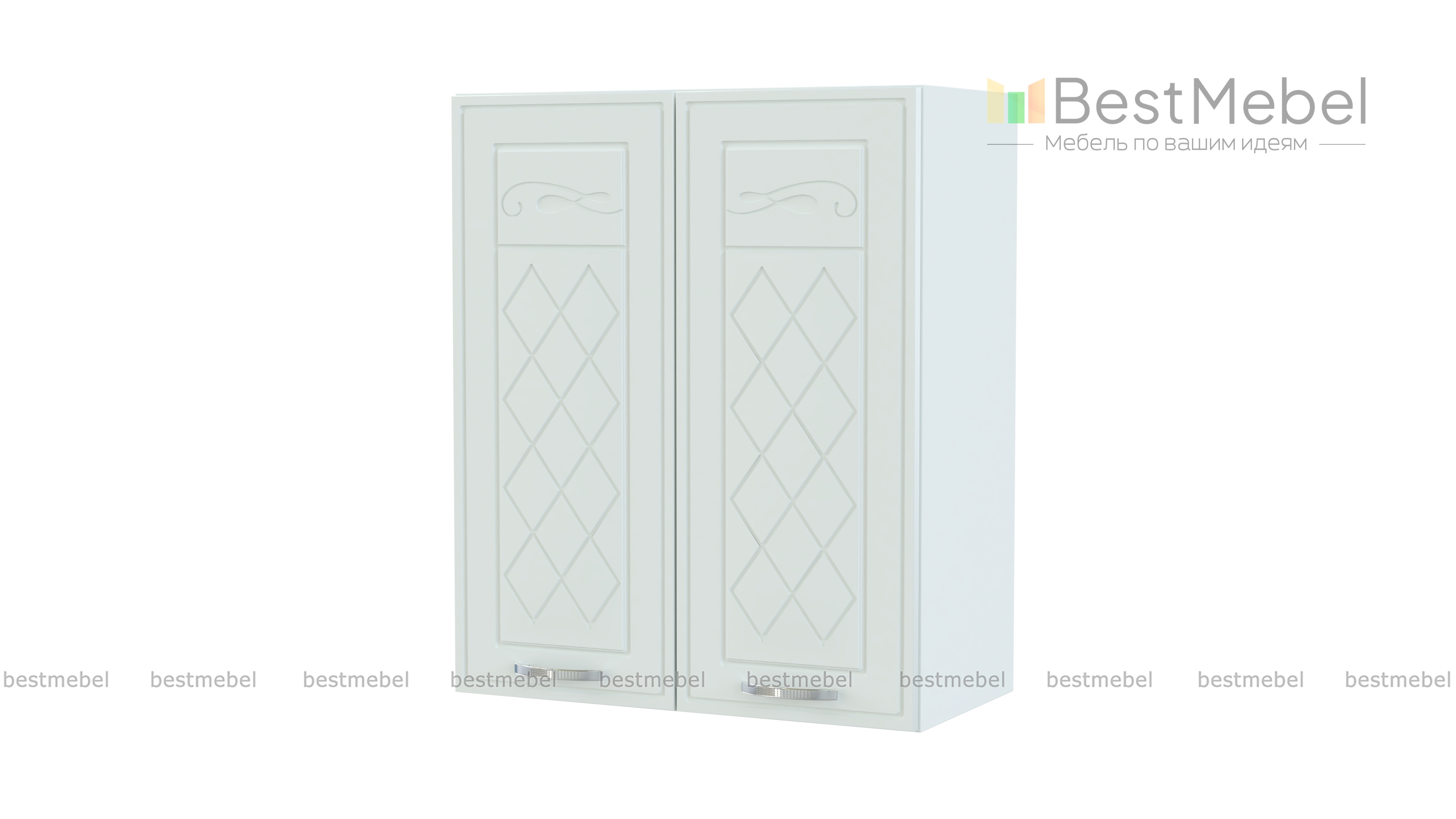 Шкаф навесной 2 двери Чарли BMS