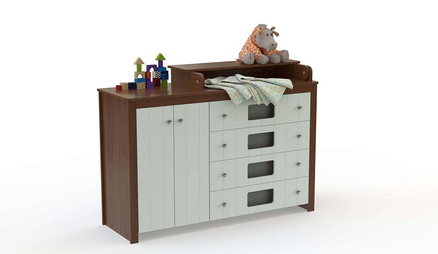 Пеленальный комод Веста Деко 5 BMS - Фото