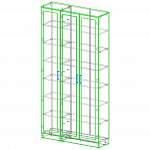 Чертеж Распашной шкаф Деметра 6.1 BMS