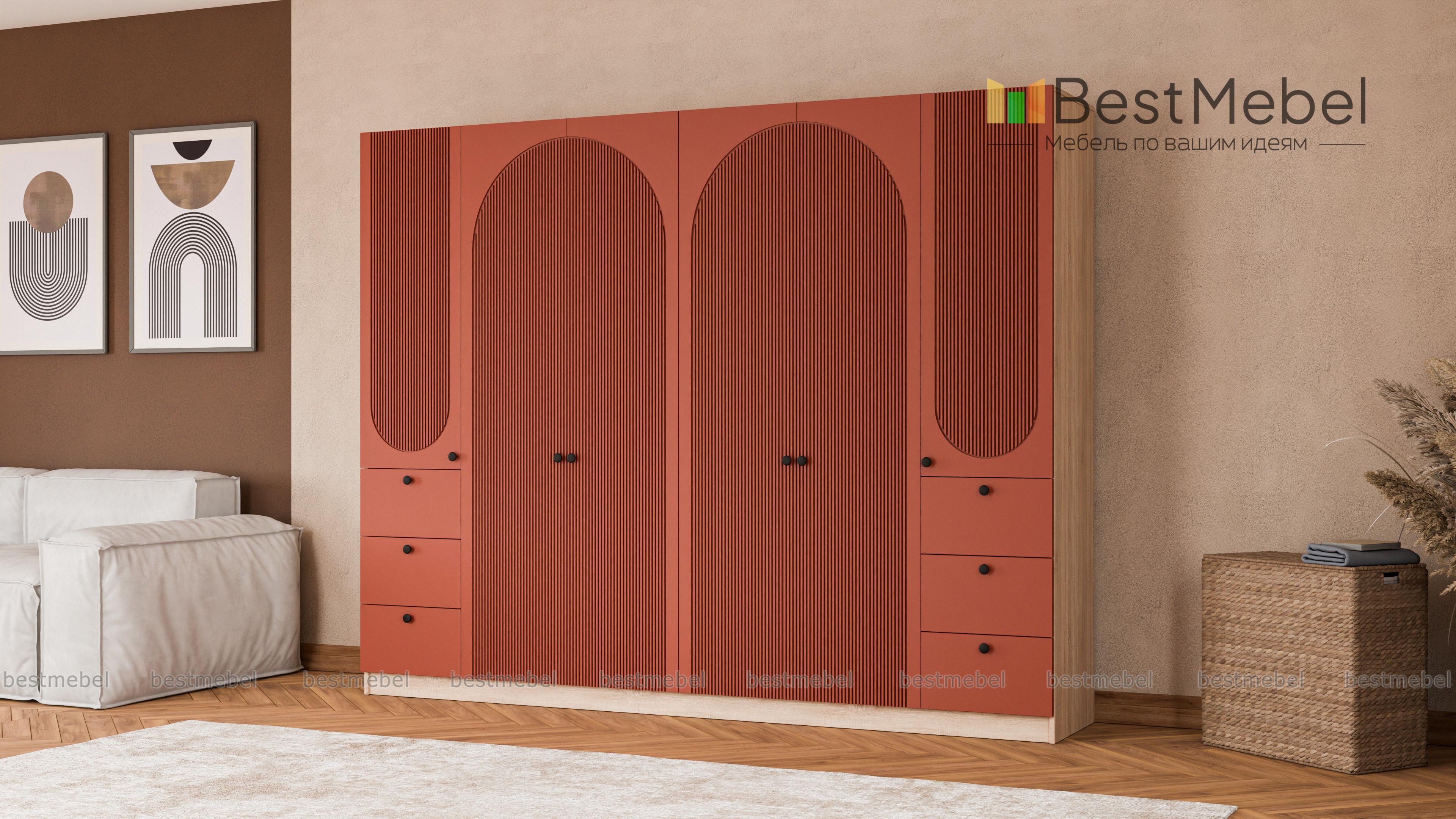 Шкаф распашной Вивьен 19 BMS - Фото