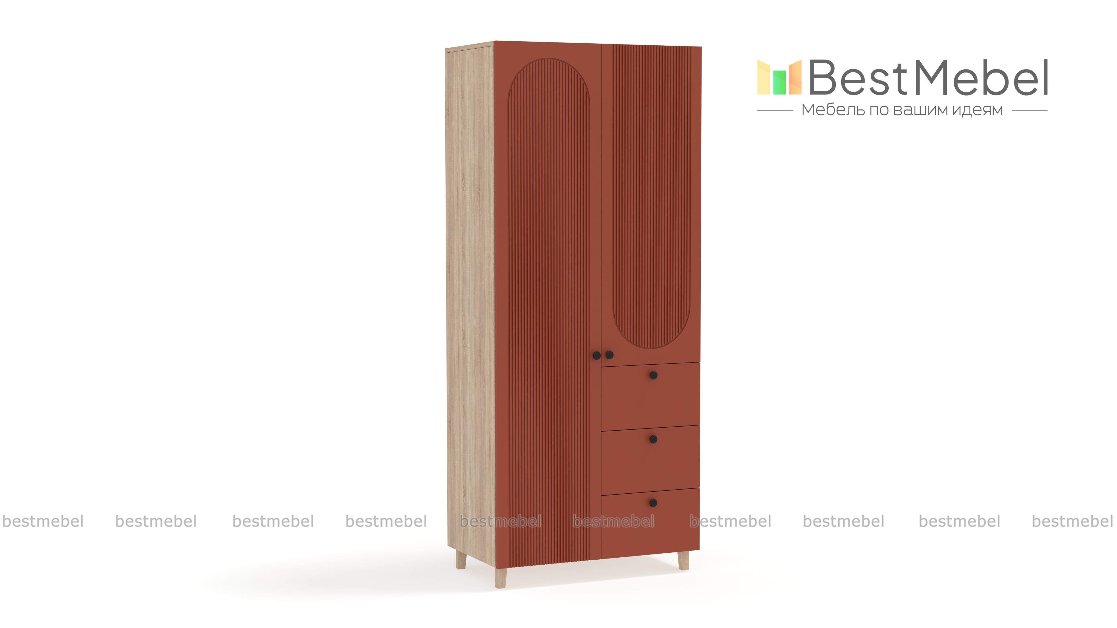 Шкаф распашной Рене 18 BMS - Фото