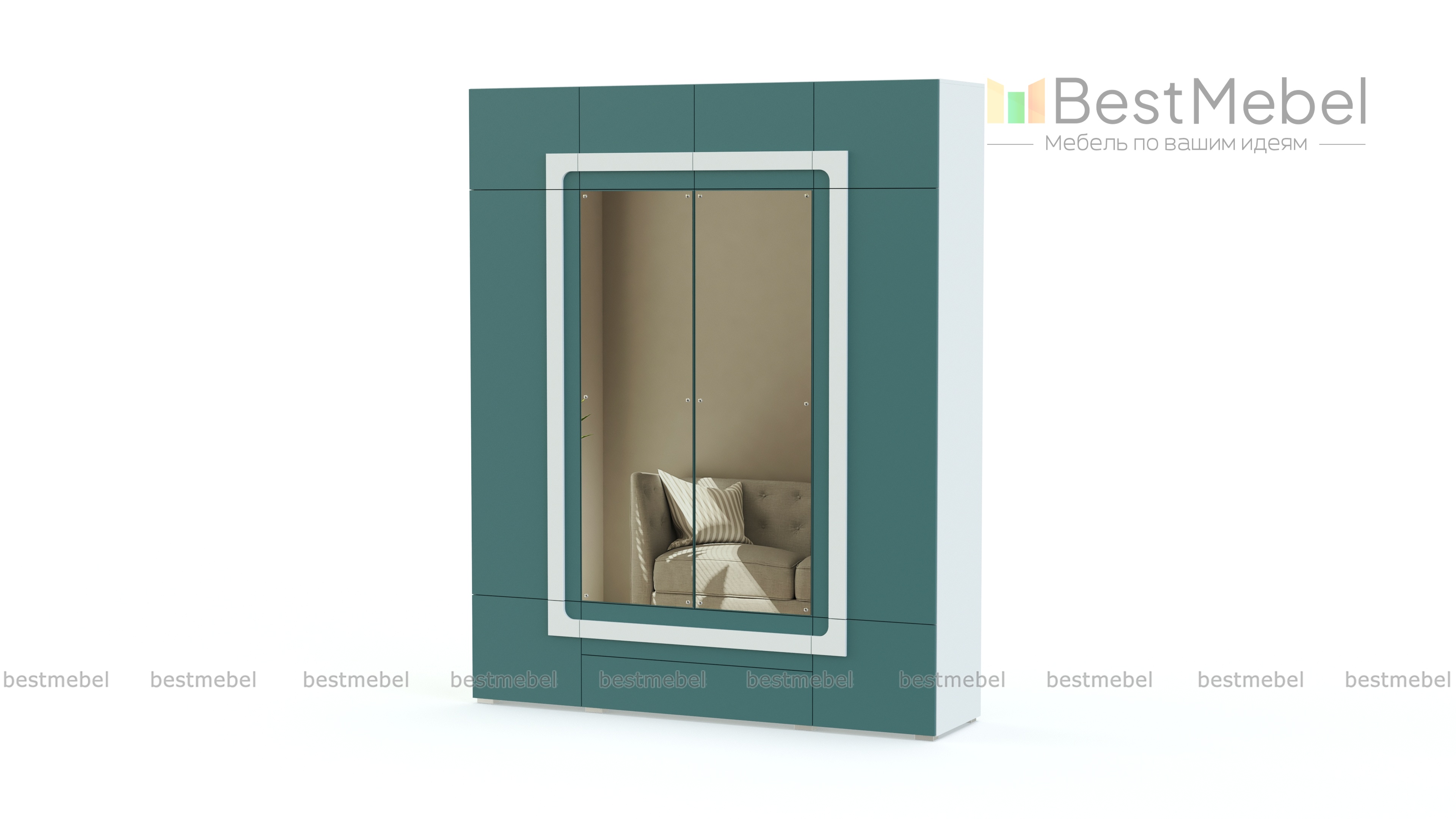 Распашной шкаф Стайл Люкс 19 BMS