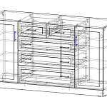 Комод Иван 2.4+2 ящика