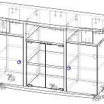 Схема сборки Тумба под ТВ Виста 13 BMS
