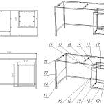 Стол компьютерный Аляска 3 BMS