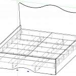 Чертеж Кровать Ангелина BMS