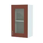 Шкаф верхний с 1-ой остекленной дверцей Лофт BMS - Фото 4