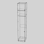 Схема сборки Шкаф распашной Бонн 7 BMS