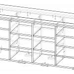 Схема сборки Тумба для обуви Шелф BMS