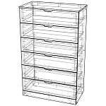 Комод Нордли Nordli 7