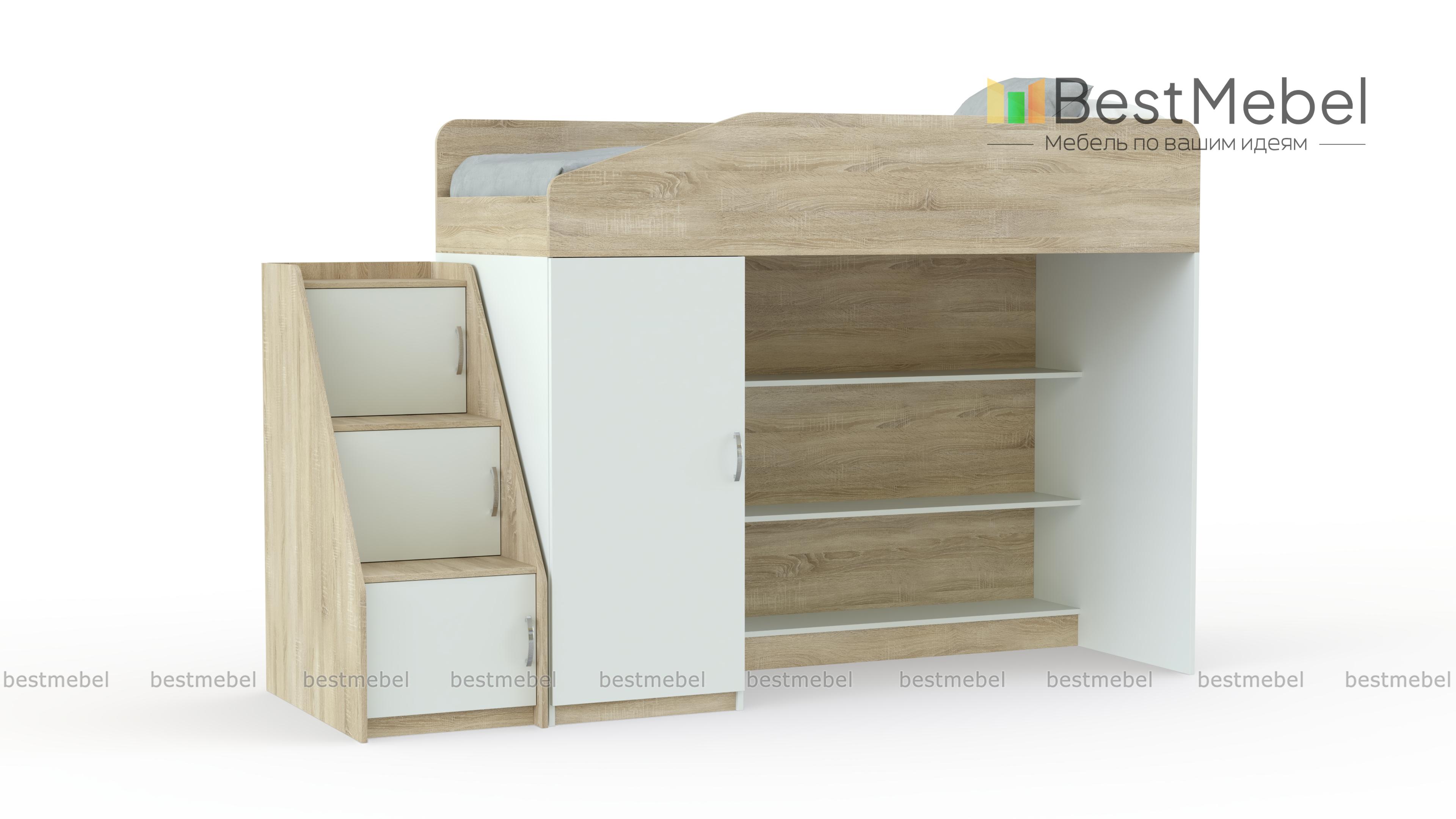 Кровать-чердак Миф-11.11 BMS - Фото