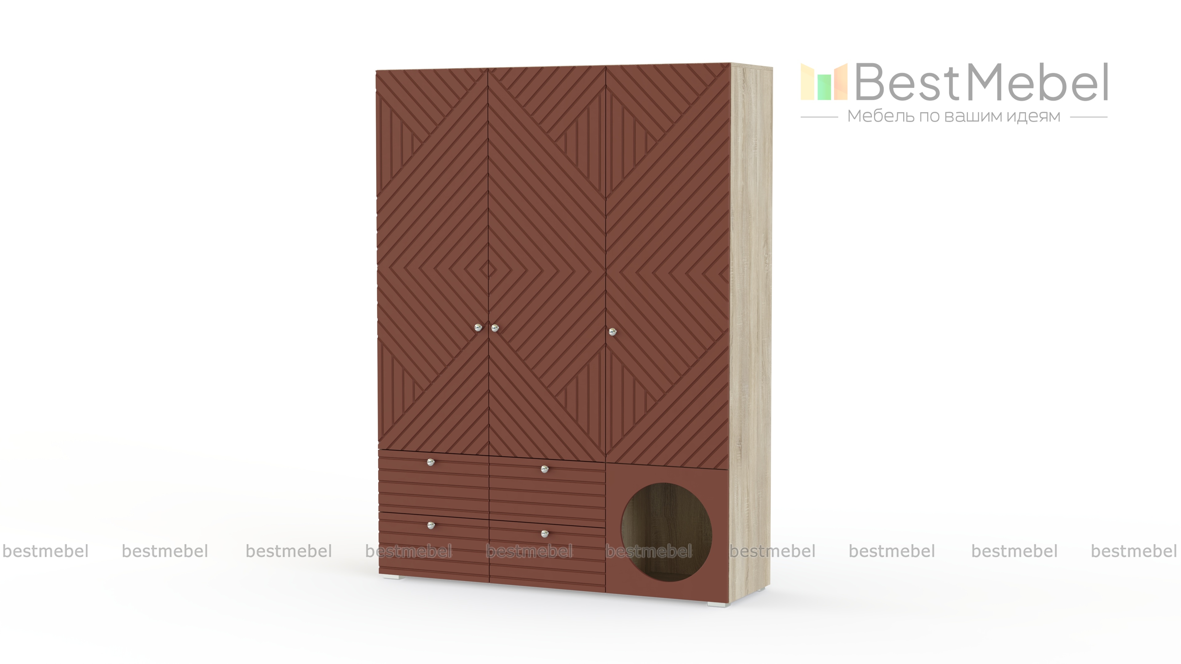 Шкаф распашной Авелин 16 BMS